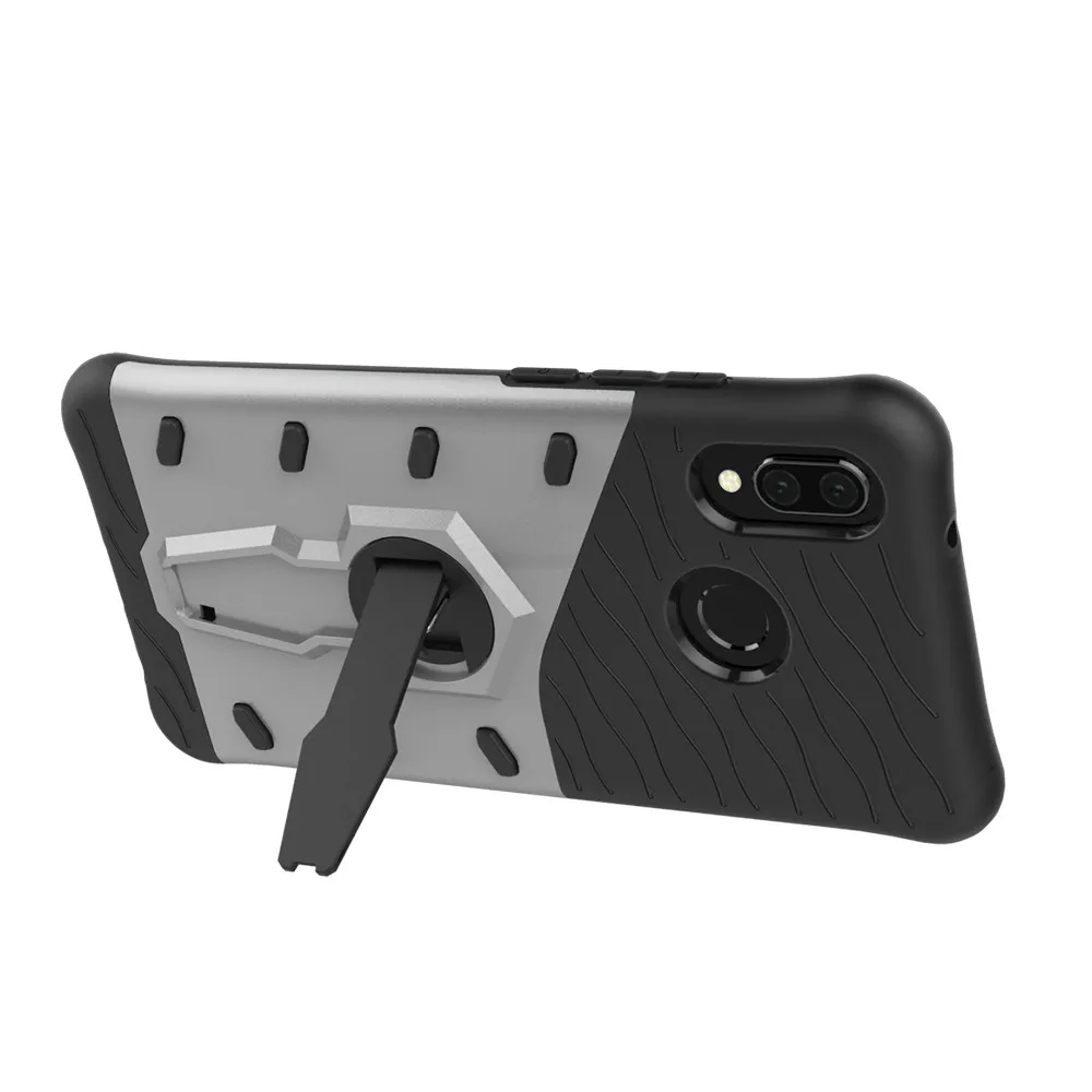 

mobile cell phone Sniper Hybrid Robot Armor ShockProof 360 Kickstand Back Soft Case Cover For HUAWEI P20 LITE