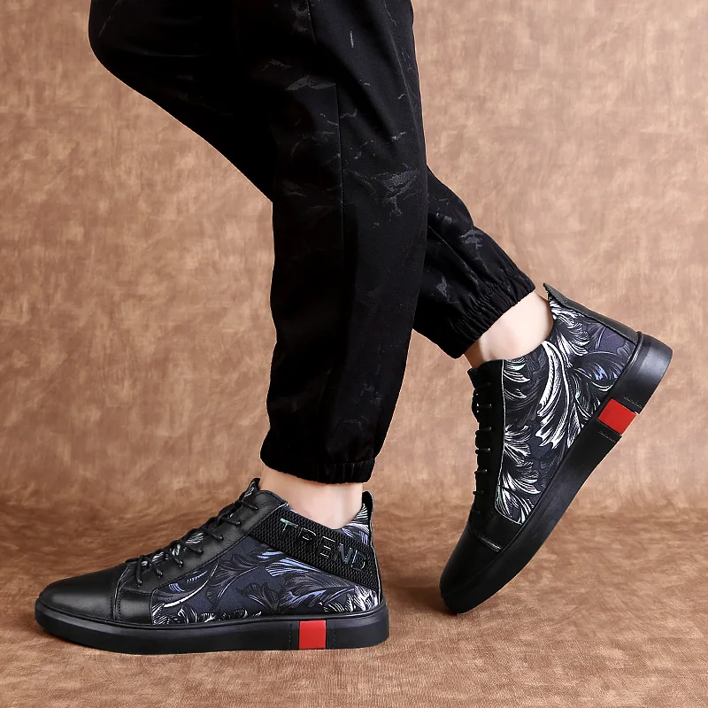GUDERIAN/Мужская обувь; коллекция года; сезон весна-осень; мужские кроссовки из натуральной кожи на шнуровке; модная повседневная обувь для мужчин; Sapatos Ho