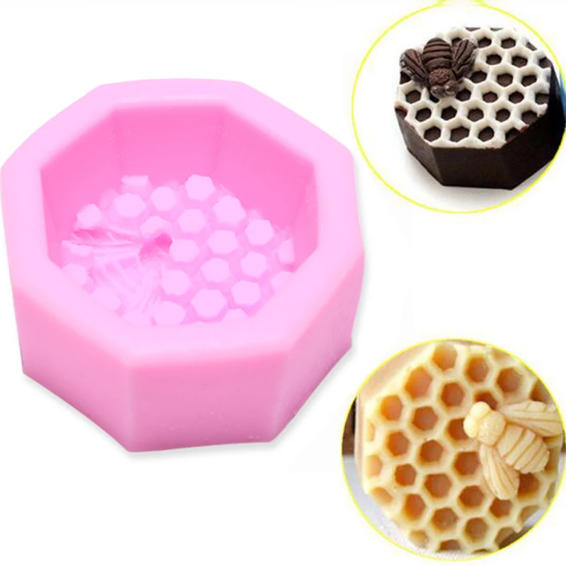 

Bee Silicone Fondant Mould Cake Decor Candle Soap Bake Icing Sugarcraft Mold DIY Pottery Ceramics Tools Arts Crafts Accessories