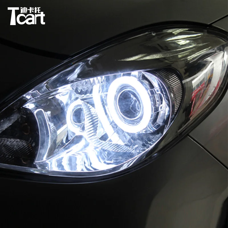 Светодиодные дневные ходовые огни Tcart 2 шт. Автомобильные 70/80/90 мм|Фара для авто в