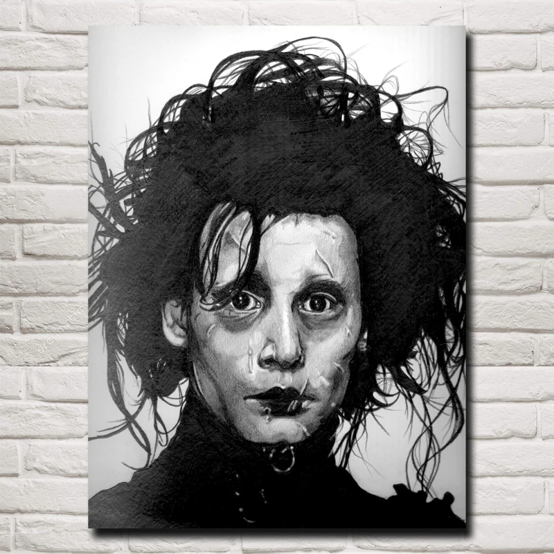 Foocome Tim Burton Movies Edward Scissorhands украшение для дома в классическом стиле художественные