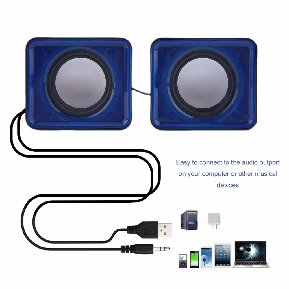 

Portable Multimedia Sound Box Mini Speaker For Computer Desktop Set Music Stereo Home Theater Party Speakers 3.5mm Jack Column