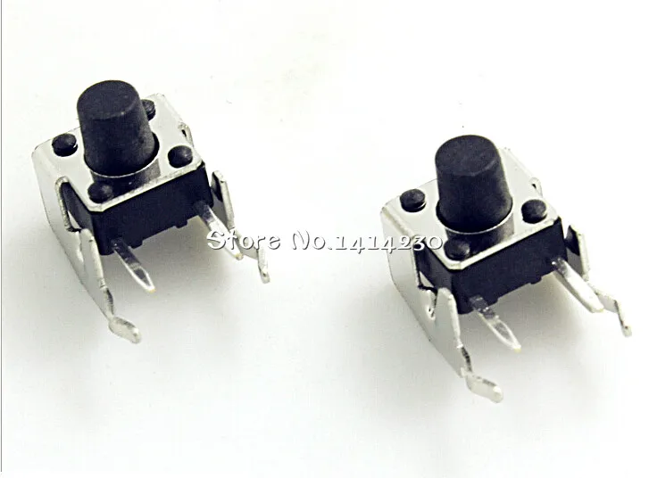 50PCS 6×6×8mm Tact Tactile Push Button Switch Horizontal-2Pin NEW