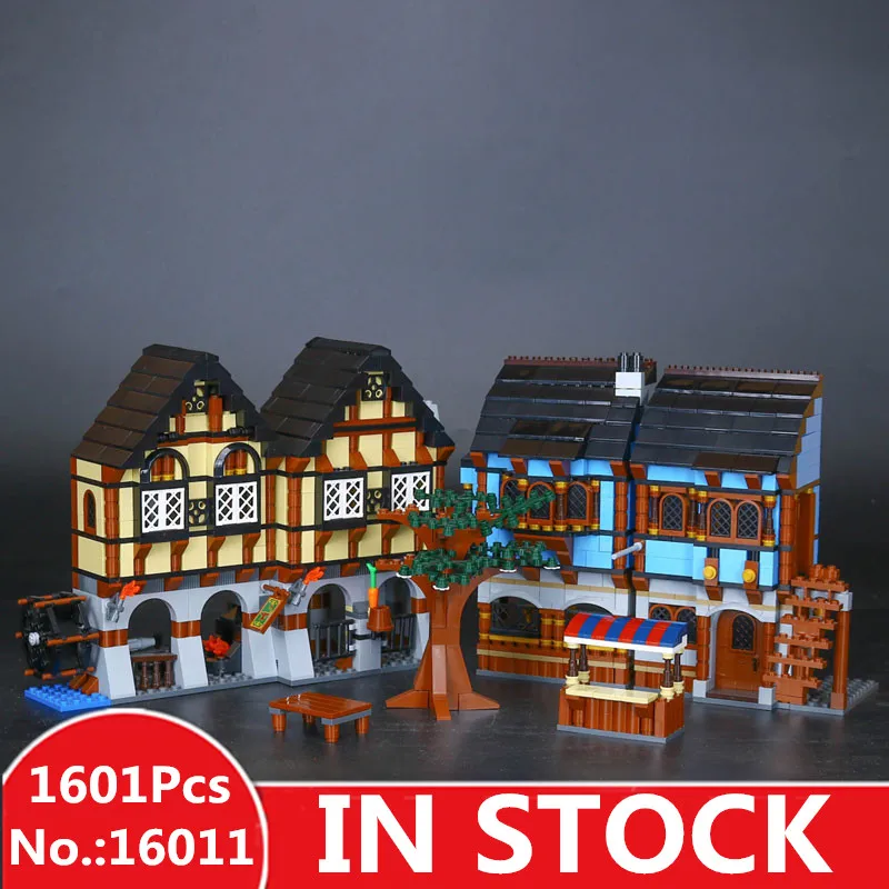 

H&HXY 16011 1601Pcs Castle Series The Medieval Manor Castle Set Lepin Educational Building Blocks Bricks Model Toys Gift 10193