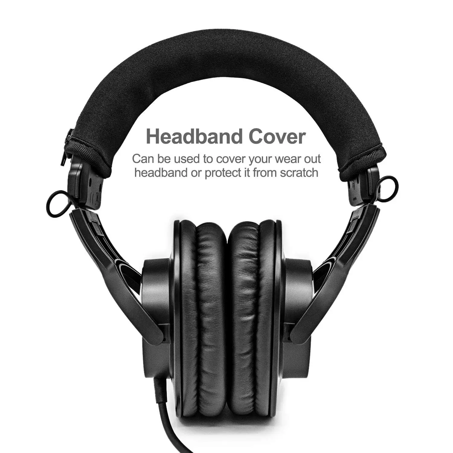 Defean Замена Оголовье Крышка для Audio-Technica аh M50X M50 M40X M40 M30X M20X наушники - Цвет: black