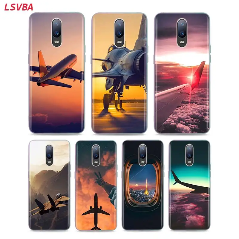 

LSVAB Silicone Case aircraft airplane Fashion for OPPO Reno Z 10X Zoom F11 F9 F7 F5 A7 R9S R17 Realme 2 C2 3 Pro Phone Shell
