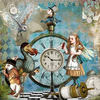 

5D Diamond Painting Cross Stitch Pattern Diamond Embroidery Alice in wonderland Mosaic Full Drill Diy Home Decor Christmas gift