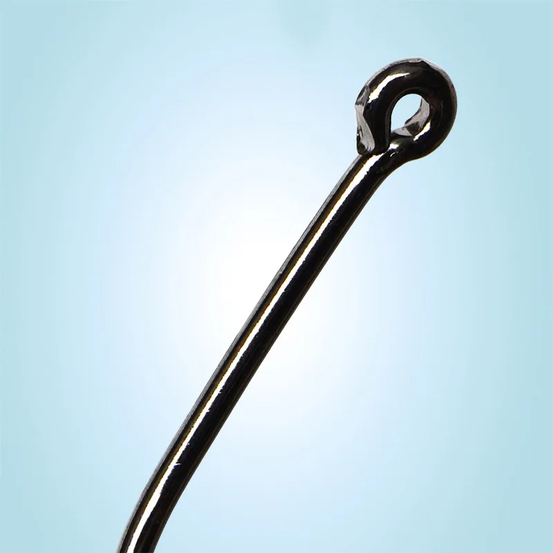 100 Pcs Fishhooks (GF) #4-#12 High carbon steel Fish Hook Carbon Black Bait Holder Set