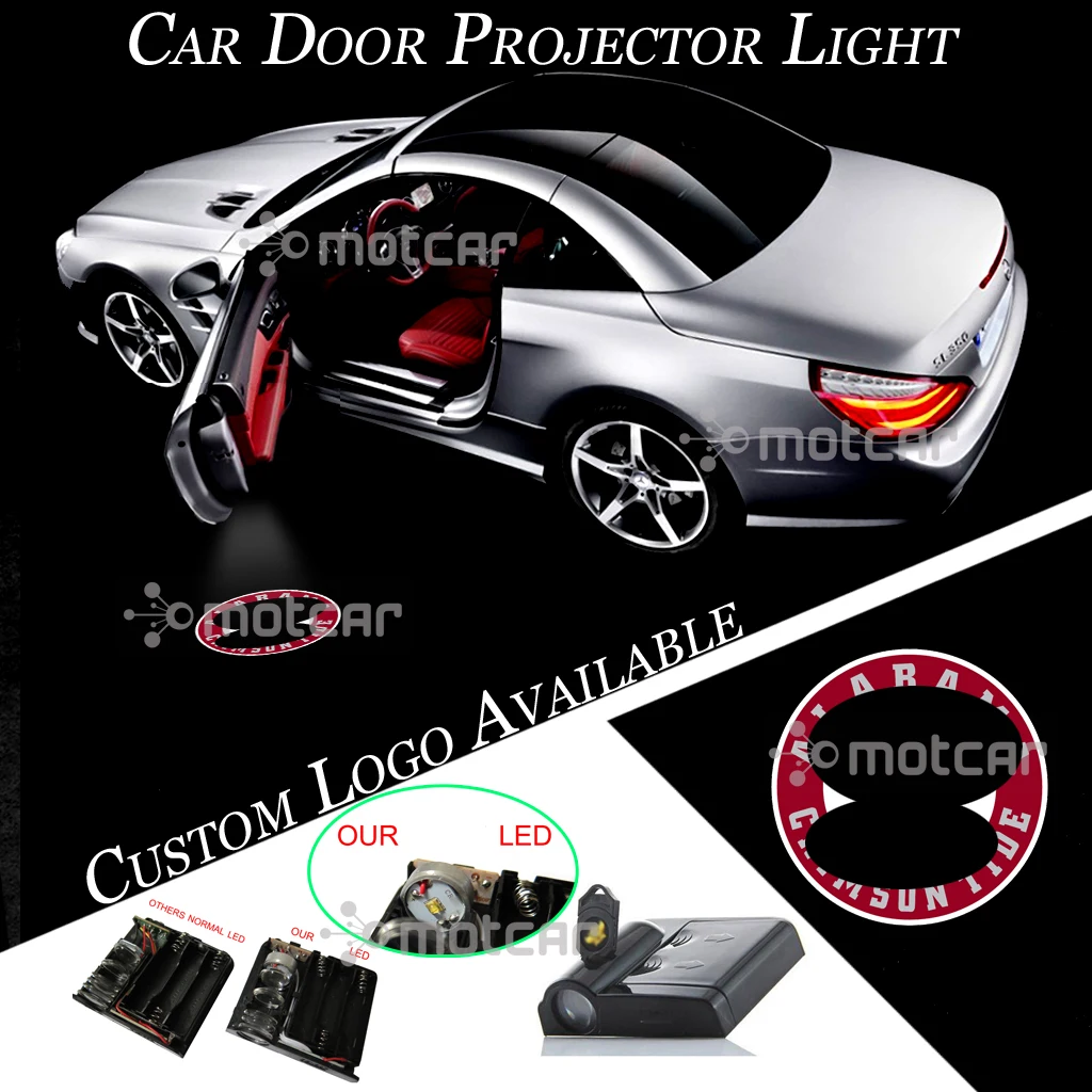 

Car Door Step Courtesy Welcome Light Projector Laser GOBO Logo Light Ghost Shadow Puddle Emblem Spotlight