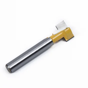

T Slot Cutter Slotting Rabbeting Bearing Router Bit 1/4 Shank For Woodworking