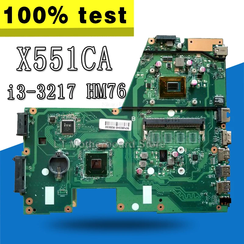 

X551CA Motherboard I3 CPU For ASUS X551CA X551CAP X551C X551 F551C F551CA Laptop motherboard X551CA Mainboard X551CA Motherboard