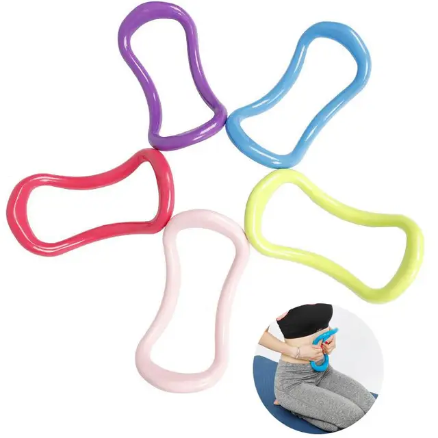 US $6.52 Yoga Stretch Ring Circle Fitness Body Building Shaping Device Women Shaper Tool Pilates Yoga Body E