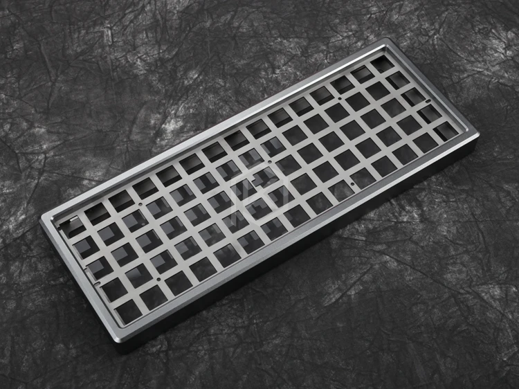 Анодированный алюминиевый чехол для xd75re xd75 60% пользовательские клавиатуры акриловые панели акриловый диффузор может поддерживать поворотный скоба