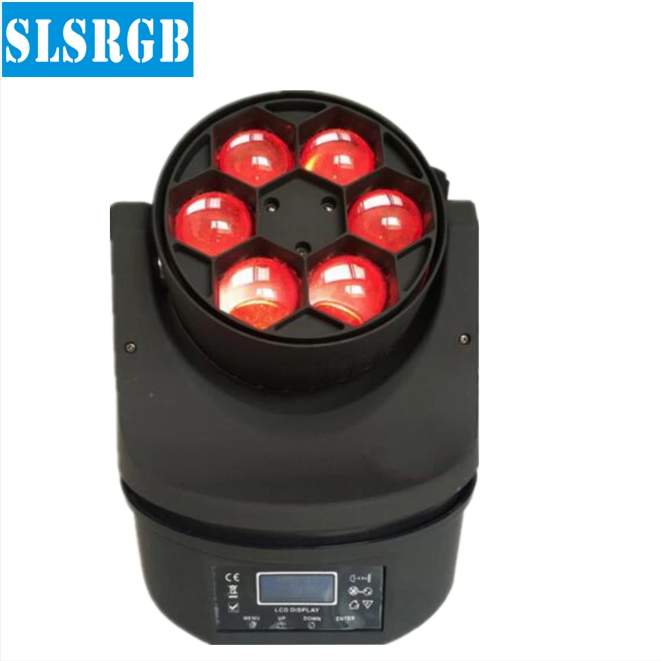 

6*15W RGBW 4-In-1 LED Mini Bee Eye Beam Light DMX512 Moving Head Light DJ/Fest/Home /Show /Bar/Stage /Party Light Stage Machine