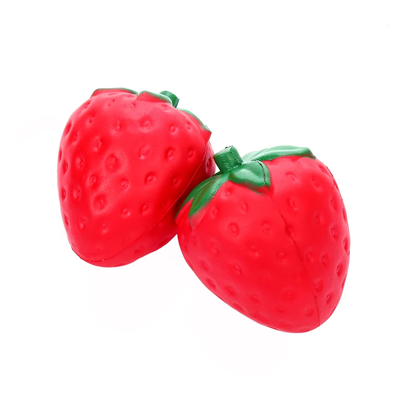 New Arrived 12CM Jumbo Strawberry squishy fruit Super Slow Rising kawaii Squeeze soft  Slow Rising Cream Scented antistress toys