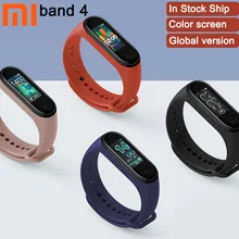 Global Version Xiaomi Mi Band 4 Bluetooth 5.0 Miband 4 Smart Bracelet Heart Rate Fitness 135mAh Color Screen health wristband 3