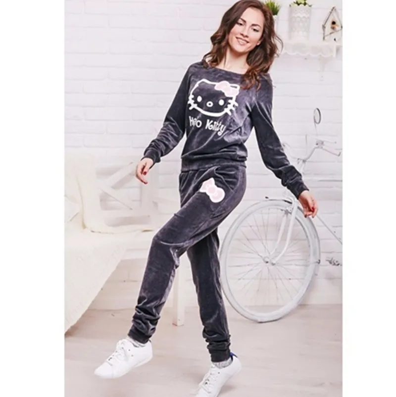 ladies velvet tracksuit