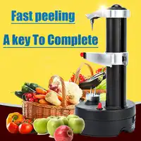 New Electric Fruit Peeler Stainless Steel Express Vegetable Potato Automatic Cutter Peeling Machine With Two Spare Blade