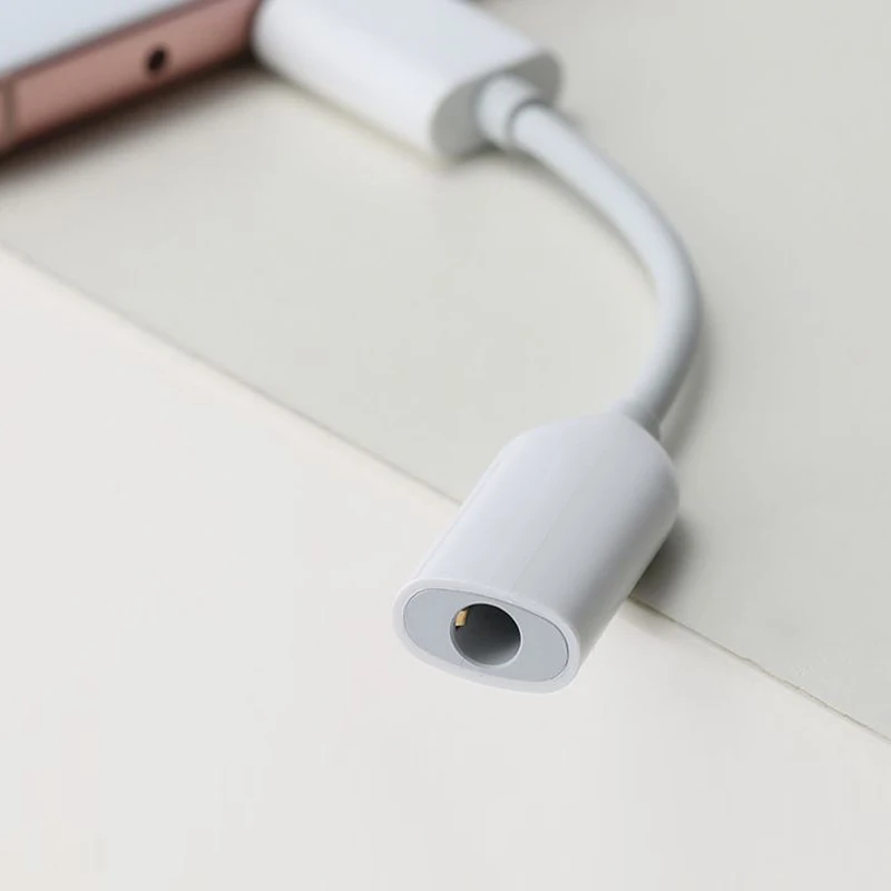 Оригинальный аудиоадаптер Xiaomi со штекером Type C на гнездо 3 5 мм наушники Aux Mi6 Mi 6 A2