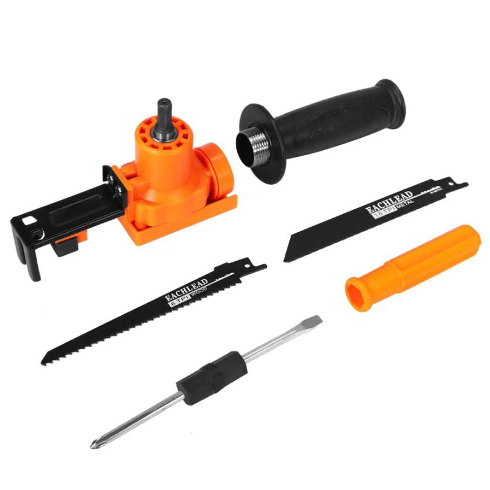 

GOXAWEE 6PCS/SET Electric Saw Reciprocating Saw for Wood Metal Plasitic Pipe Cutting Power Saw Tool with Saw Blades