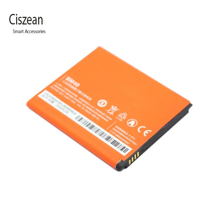 Ciszean 1x новый 3 8 V 2030/2080mAh BM40 BM 40 телефонный сменный литий-полимерный аккумулятор для