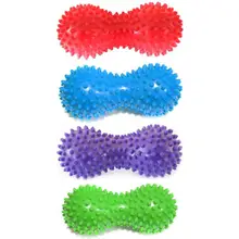 ПВХ в форме арахиса массаж фитнес-мяч для йоги стресс расслабиться колючие Массажер Профессиональный Массажный мяч с материал высокого качества