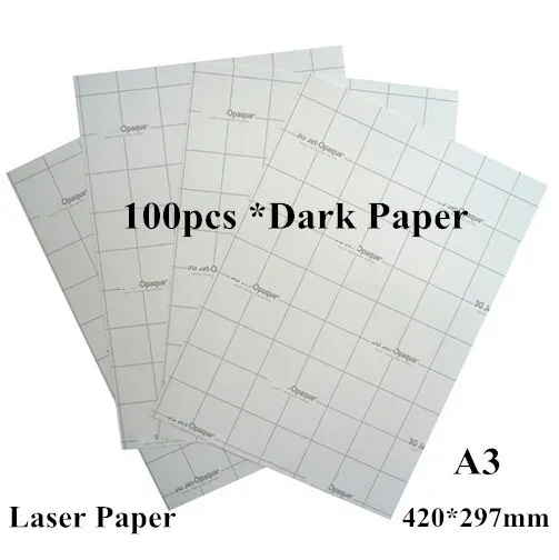 Aliexpress.com : Buy (A3*100pcs) Laser Heat Transfer Printing Paper Dark Iron on Transfers For 