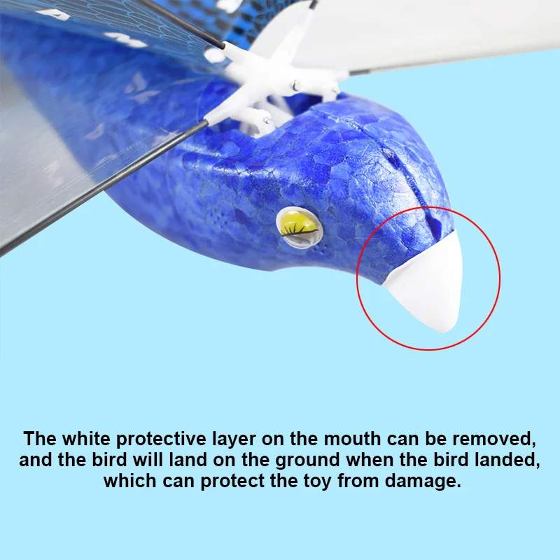 Electronic Flying Bird Plane Flapping Wing Flight Model 2.4GHz Drone Kids Toy Gifts