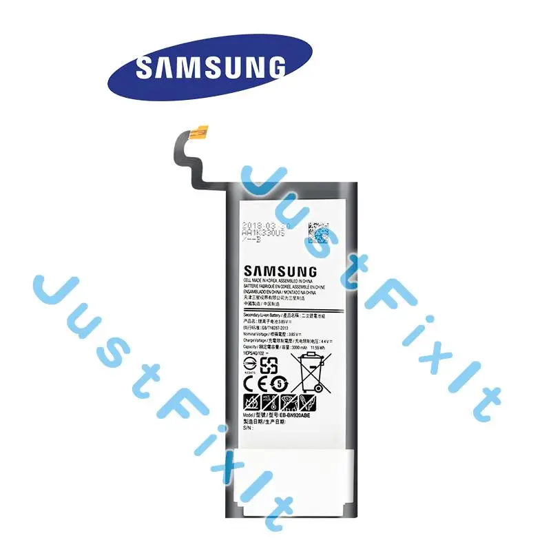 Оригинальная Замена телефон Батарея для телефона Samsung Galaxy Note 5 SM N9208 Note5 N9200 N920t N920c