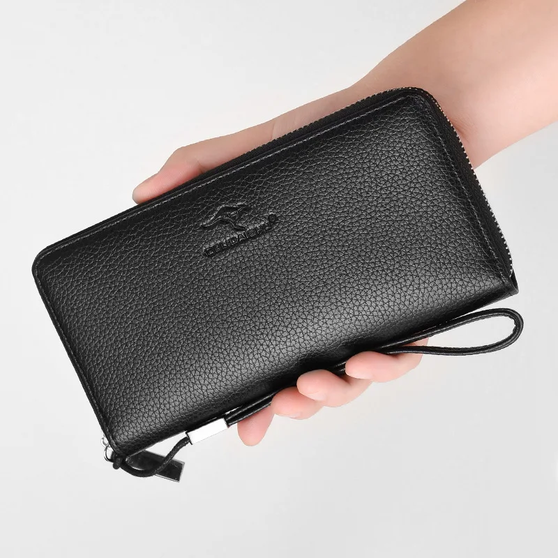 العلامة التجارية الكنغر الرجال محفظة عالية الجودة سستة محافظ مع حزام أزياء الرجال طويل بطاقة محفظة مخلب الهاتف حقيبة ل الذكور العلامة التجارية الكنغر الرجال محفظة عالية الجودة سستة محافظ مع حزام أزياء الرجال طويل بطاقة محفظة مخلب الهاتف حقيبة ل الذكور