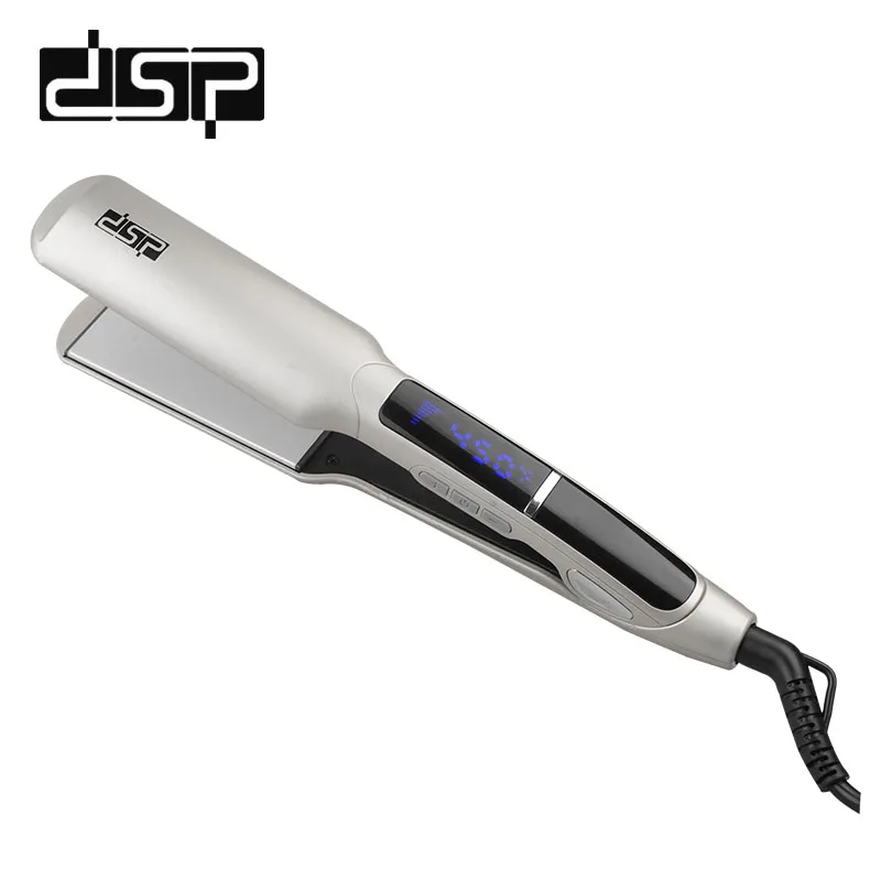 

DSP Professional Hair Straightener Wide Plates Flat Iron Straightening Irons LCD Display Hair Iron Styling Tools