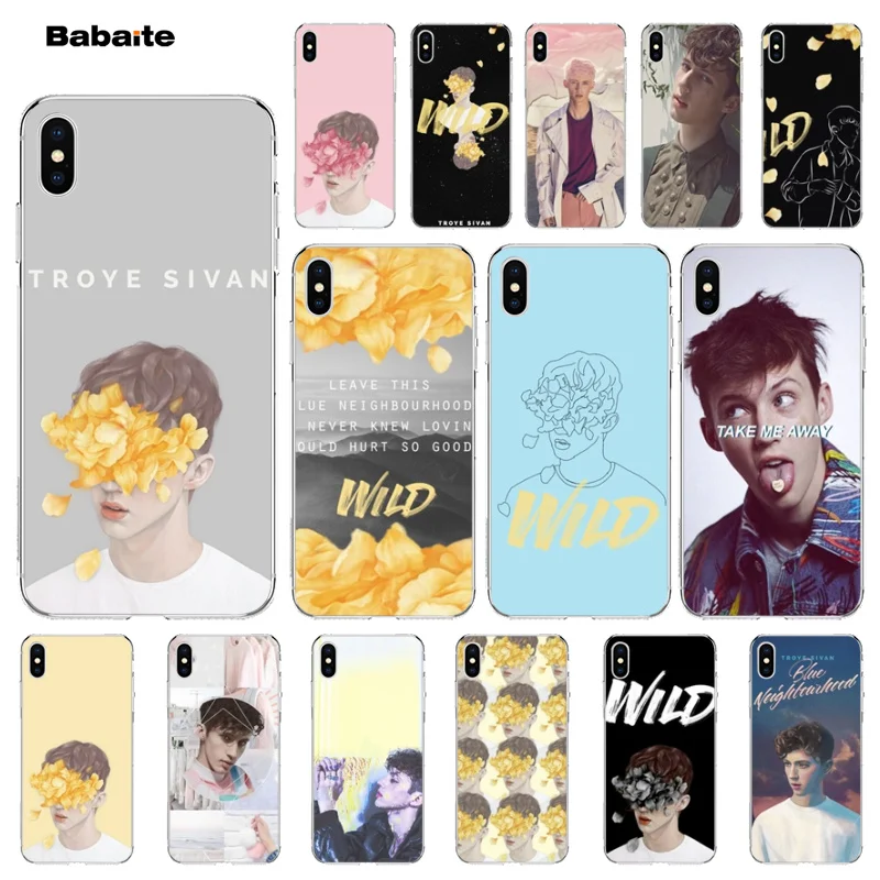 

Babaite Troye Sivan Wild New Arrived High Quality Luxury phone case for iPhone 7 7plus 5 5Sx 6 8 8Plus X XS MAX XR case cover