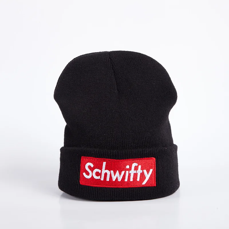 

Letter Embroidered Wool Skullies & Beanies Solid Hat Fashion Casual Novelty Acrylic Conton Unisex Cap For Both Man and Women