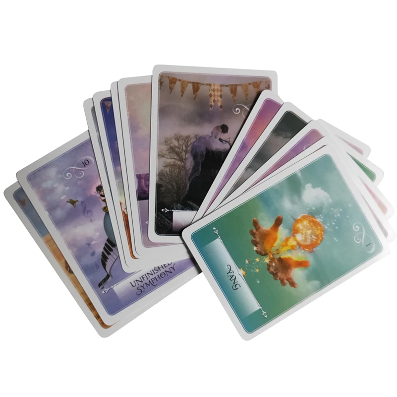 2019 New  knowledge oracle cards 52 cards/set  English mysterious fortune tarot cards game for girls family card game
