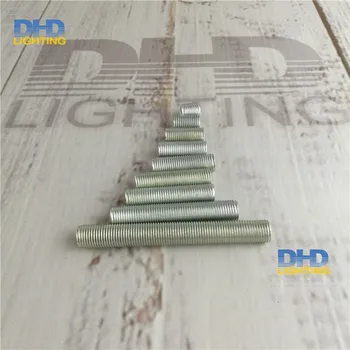 

Free shipping 50pcs/pack M10 hole screw tube lighting tread rod for lighting socket 10mm/15mm/20mm/25mm/30mm/35mm/40mm/45mm/50mm