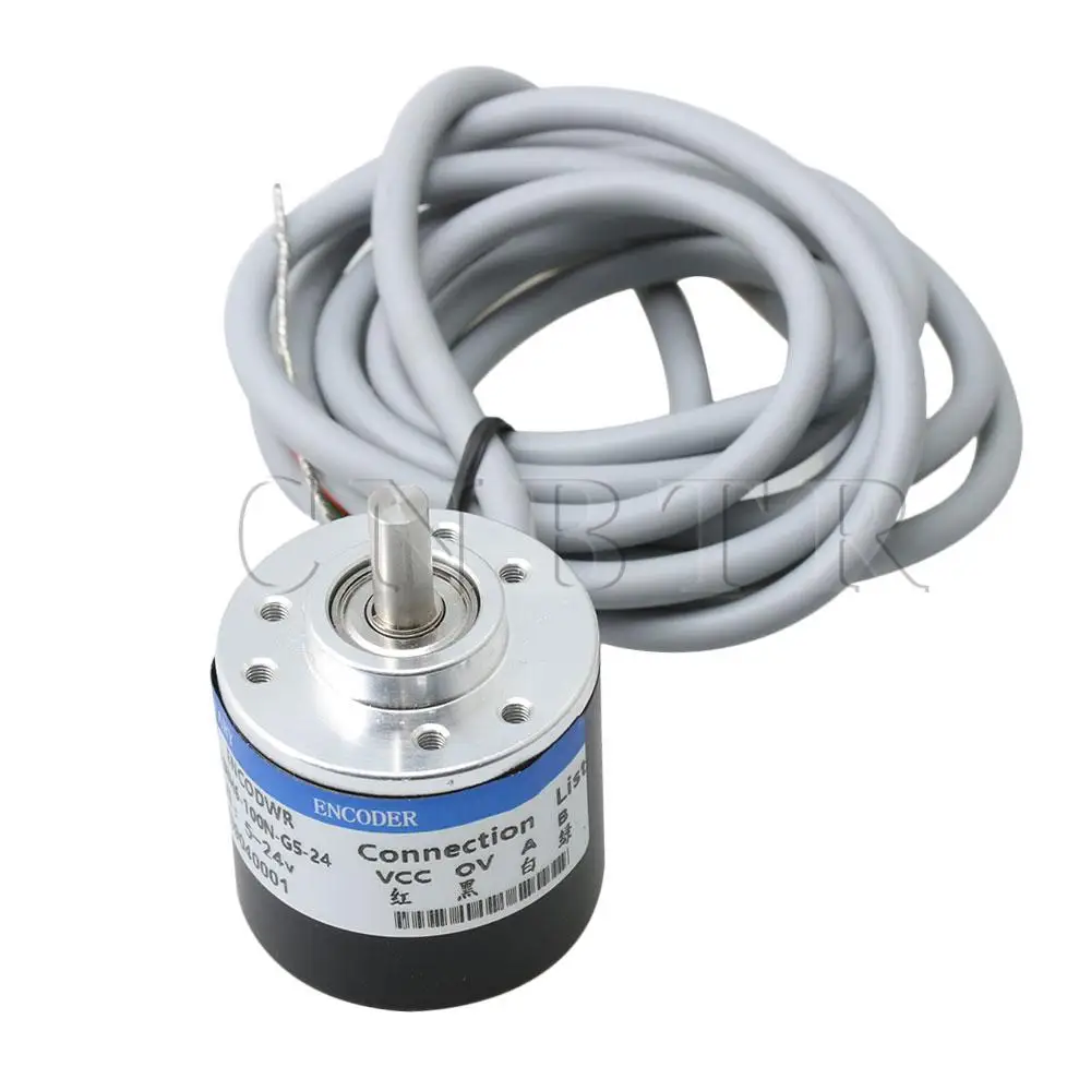 

CNBTR 6mm Shaft 100P/R Incremental Rotary Encoder for NPN Open Collector Output Type