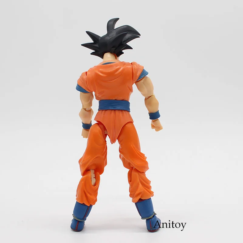 Сон Гоку Драконий шар SHF Dragon Ball Z resuration F Son Gokou ПВХ Фигурки Коллекционная модель игрушки 16 см