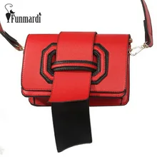 FUNMARDI Luxury Tongue design PU leather women bags star style women messenger bag Fashion trendy crossbody bag WLHB1557