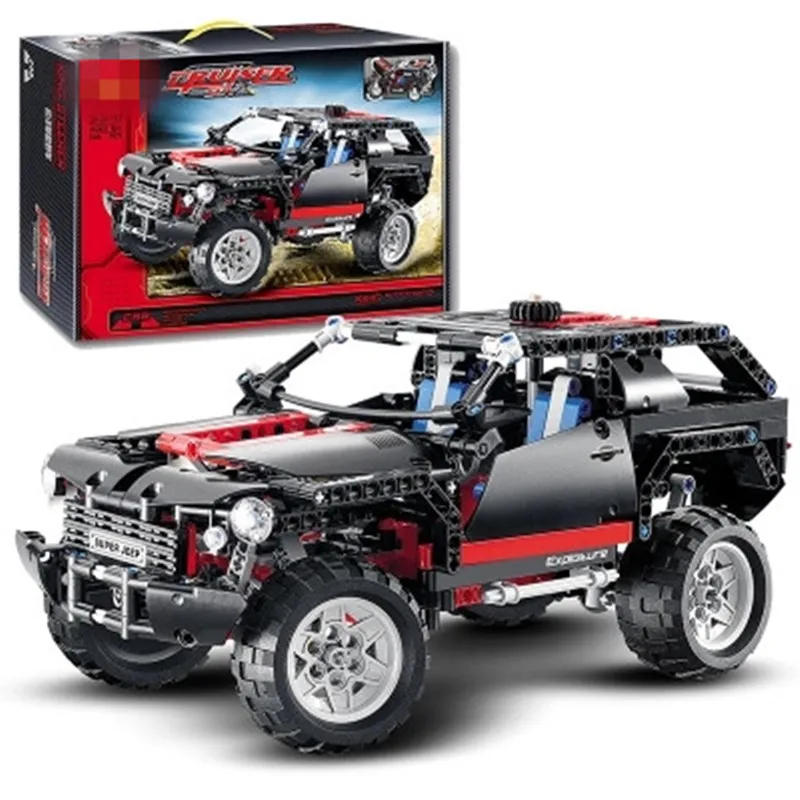 

589pcs 3341 Compatible Legoingls 8081 Technic Motor Extreme Cruiser SUV Racing Car Model Building Block Christmas Toys