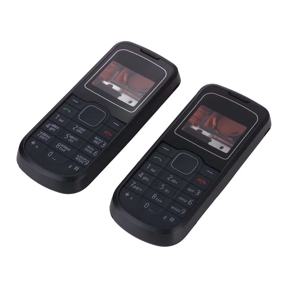 Чехол для Nokia 1202 передняя рамка + клавиатуры крышка аккумулятора