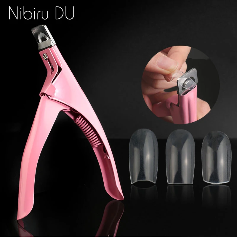 Coupe-faux ongles, coupe-ongles professionnel, bord droit, matériel  acrylique, coupe-Guillotine de manucure, accessoires, outil - AliExpress