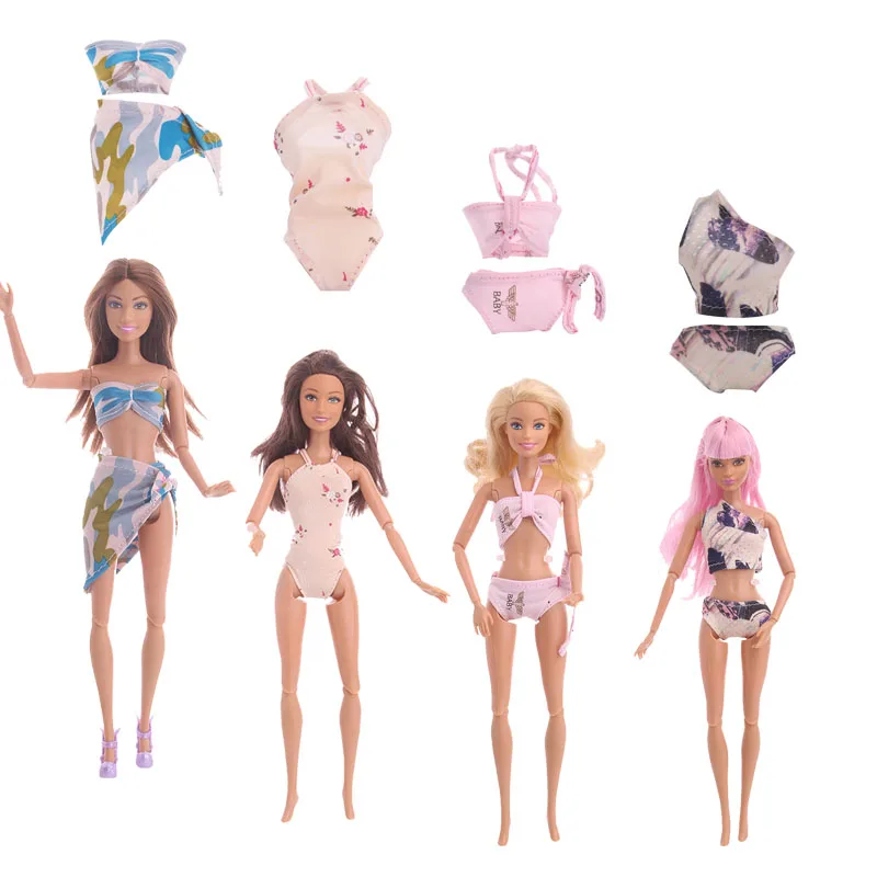 

Doll ClothesFashion Beach Swimsuit for 30 cm doll, give your child the best birthday gift doll