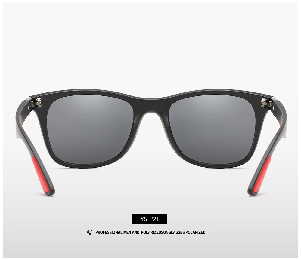 ZXWLYXGX Classic Polarized Sunglasses Men Women Brand Design Driving Square Frame Sun Glasses Male Goggle UV400 Gafas De Sol