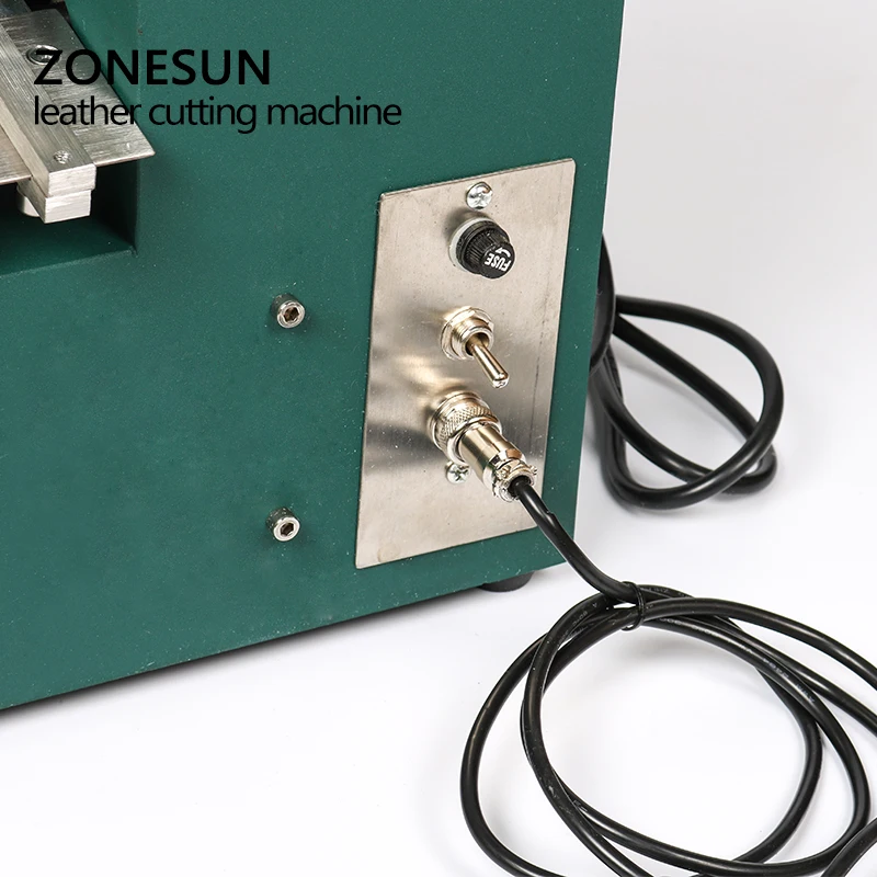 ZONESUN V01 одноголовочный резак для кожи режущий Мешок обуви прямой бумаги