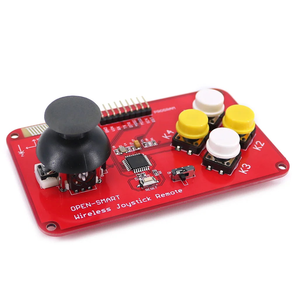 PS2 Joystick Keypad RF 433MHz Wireless Joystick Game Remote Controller Module Transceiver Kit for Smart Car / 4-axis Aircraft