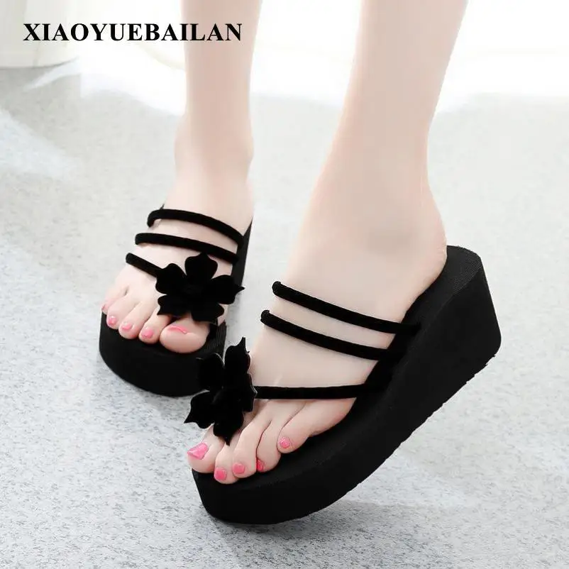 

2017 New Fashions, sandal, High Heels, Cool , Flowers, Toe , Ladies, Cool Mop