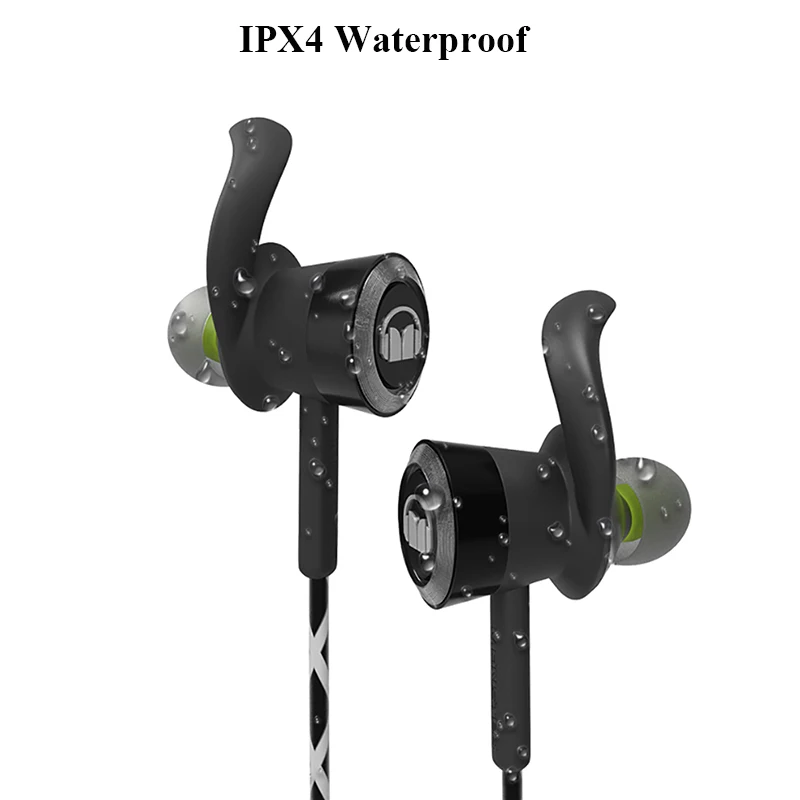Original Monster Isport Victory Wireless In-ear Sports Earphones Bluetooth  With Mic Running Ipx4 Waterproof Reflective Wire - Earphones & Headphones -  AliExpress