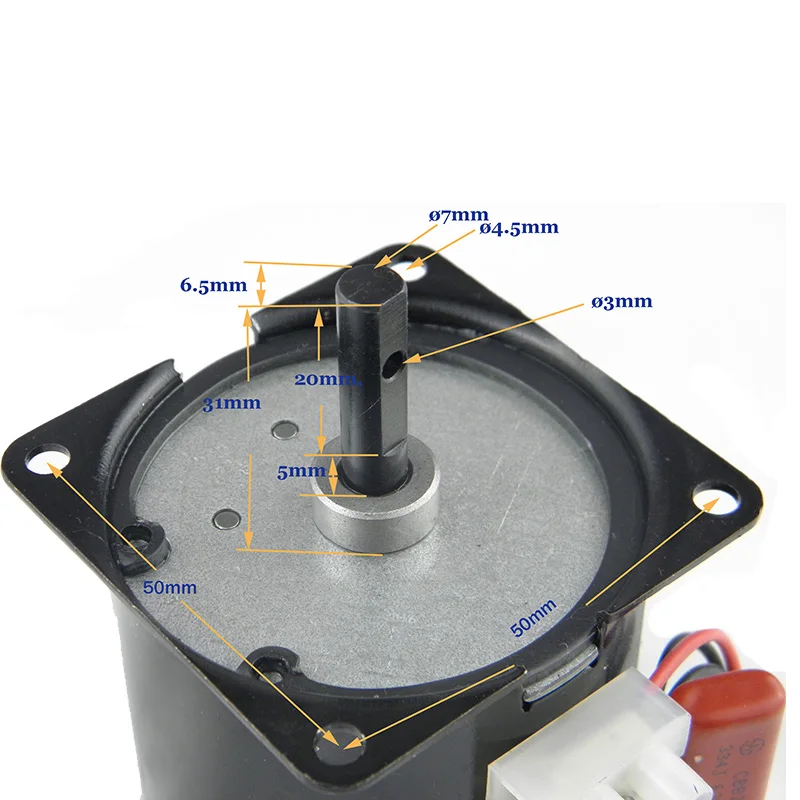 CHANCS 60 Synchronous Z Синхронный редуктор мотор AC 220V 5/6RPM CW/CCW управляемое направление 14W для электрического движения