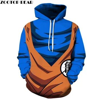 

Dragon Ball 3D hoodies Men Women Sweatshirts Goku Hooded Pullover Brand Cosplay Tracksuits Anime Hoodie Fashion Casual Quality