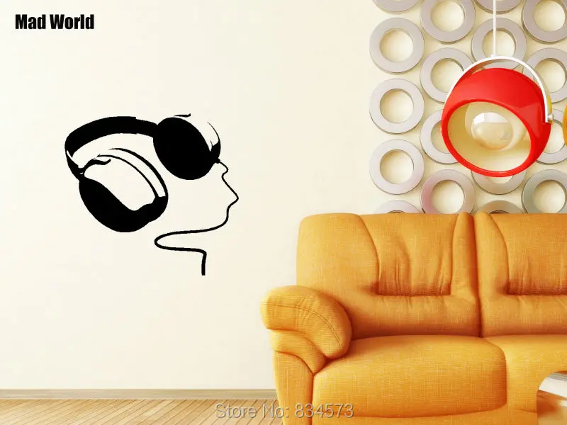 The HEADPHONES SILHOUETTE 59w  55H 2